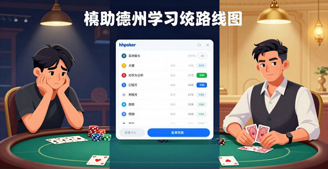 hhpoker德州扑克学习路线图 从新手到高手