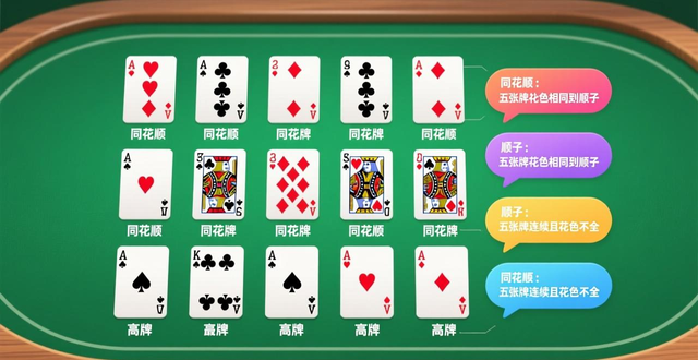 hhpoker合作平台新手教程 德州扑克牌型大小顺序与规则速成