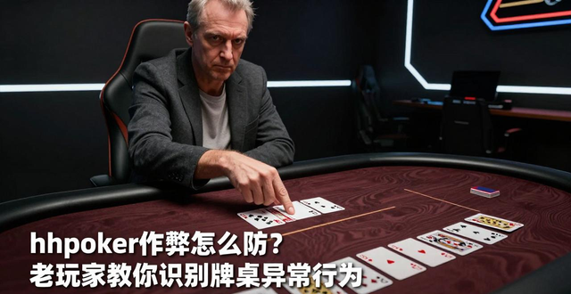 hhpoker作弊怎么防？老玩家教你识别牌桌异常行为