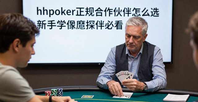 hhpoker正规合作伙伴怎么选 新手学德州扑克必看