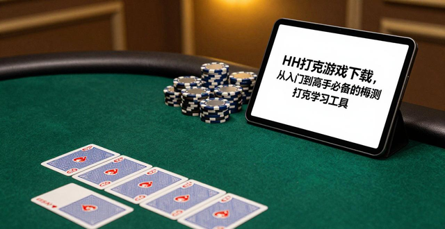 HH扑克游戏下载，从入门到高手必备的德州扑克学习工具