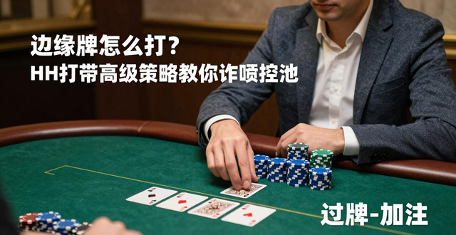 边缘牌怎么打？HH扑克高级策略教你诈唬控池