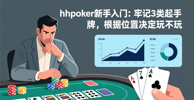 hhpoker新手入门：牢记3类起手牌，根据位置决定玩不玩