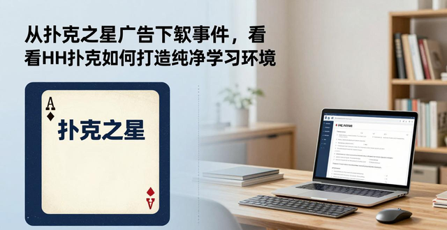 从扑克之星广告下架事件，看HH扑克如何打造纯净学习环境
