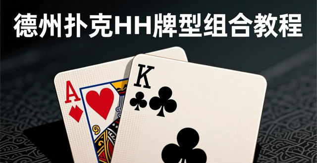 德州扑克HH牌型组合教程 从基础概率到进阶读牌技巧