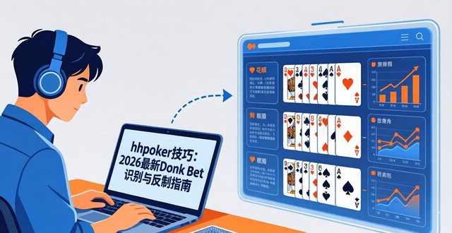 hhpoker技巧：2026最新Donk Bet识别与反制指南