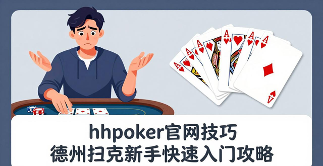 hhpoker官网技巧 德州扑克新手快速入门攻略