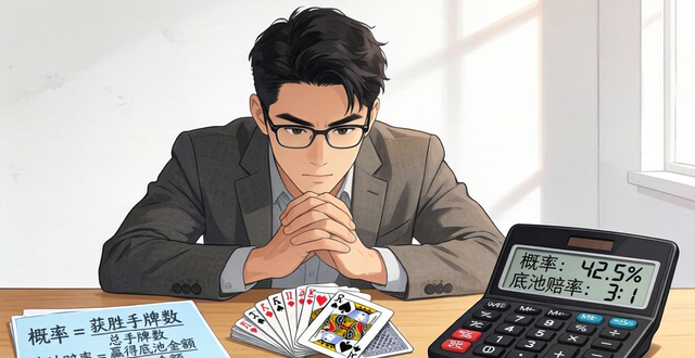 德州扑克必学！HH扑克概率计算与底池赔率速成