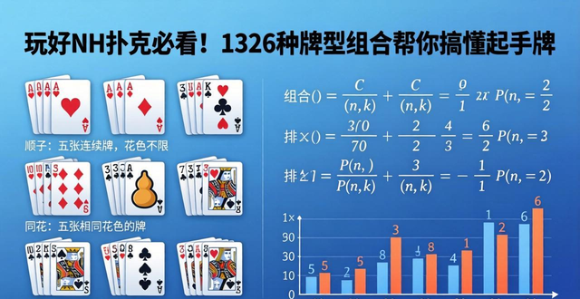玩好HH扑克必看！1326种牌型组合帮你搞懂起手牌