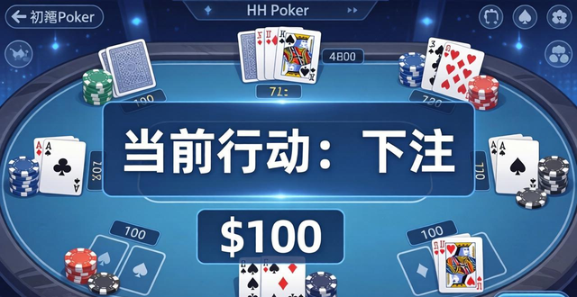 hhpoker游戏规则详解 新手入门德州扑克玩法