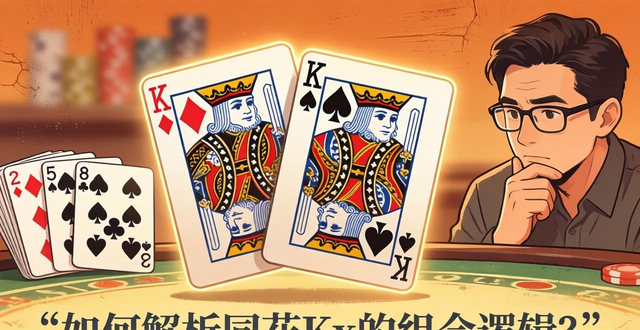HH扑克怎么算对手底牌？看懂牌型组合，读牌更准