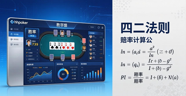 hhpoker赔率怎么算？实战教你用四二法则快速计算