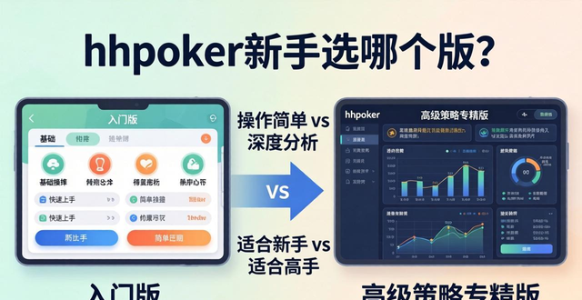 hhpoker新手选哪个版？入门版和实战版区别解析