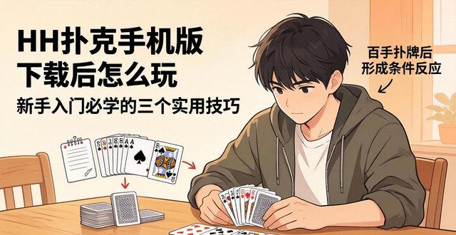 HH扑克手机版下载后怎么玩 新手入门必学的三个实用技巧