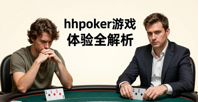 hhpoker游戏体验全解析 从新手到高手的实战进阶之路