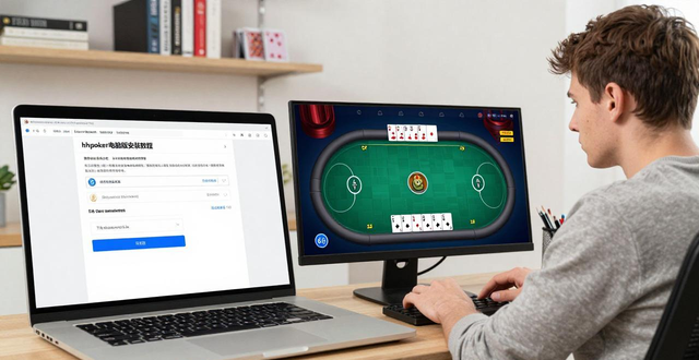hhpoker电脑版怎么安装 电脑大屏学德州技巧提升更快