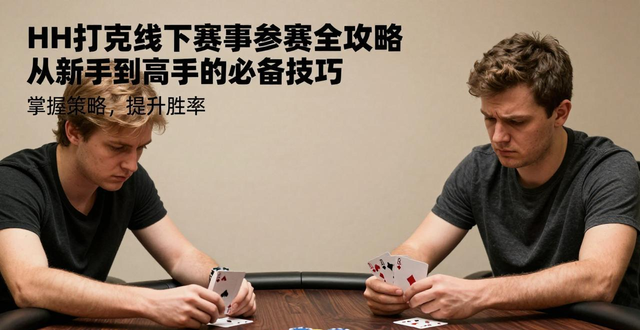 HH扑克线下赛事参赛全攻略 从新手到高手的必备技巧