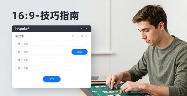 hhpoker手机版下载安装及新手进阶技巧指南