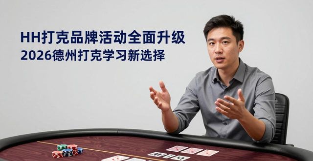 HH扑克品牌活动全面升级 2026德州扑克学习新选择