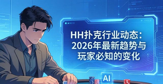 HH扑克行业动态：2026年最新趋势与玩家必知的变化