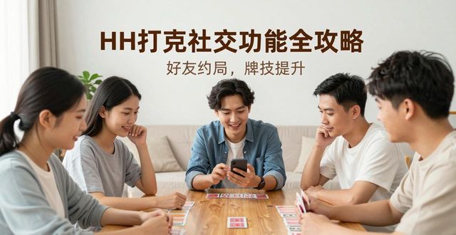 HH扑克社交功能全攻略 好友约局与牌技提升两不误