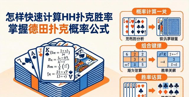 怎样快速计算HH扑克胜率 掌握德州扑克概率公式