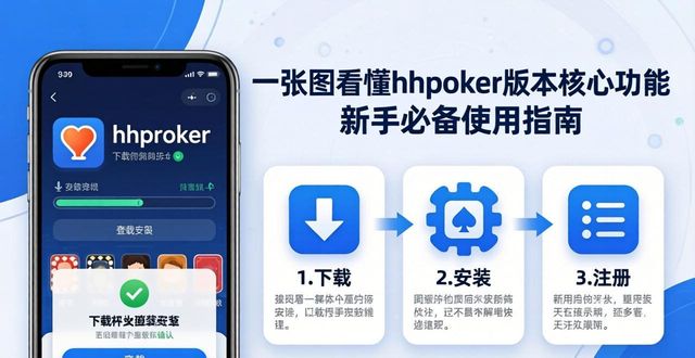 一张图看懂hhpoker版本核心功能 新手必备使用指南