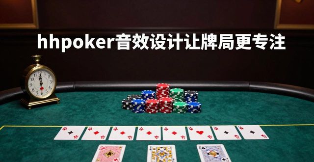 德州扑克技巧进阶 hhpoker音效设计让牌局更专注