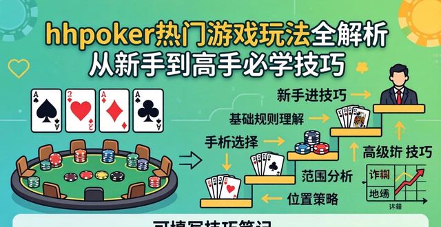 hhpoker热门游戏玩法全解析 从新手到高手必学技巧