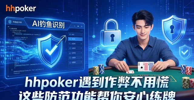 hhpoker遇到作弊不用慌 这些防范功能帮你安心练牌