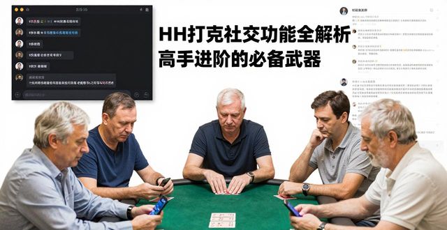HH扑克社交功能全解析：高手进阶的必备武器