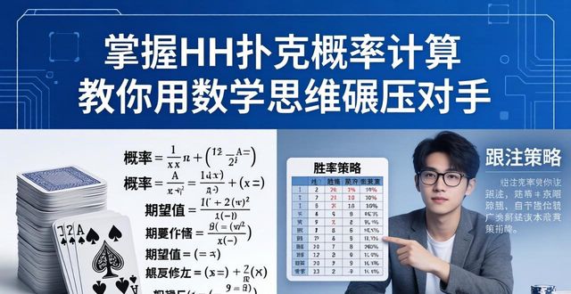 **掌握HH扑克概率计算 教你用数学思维碾压对手**