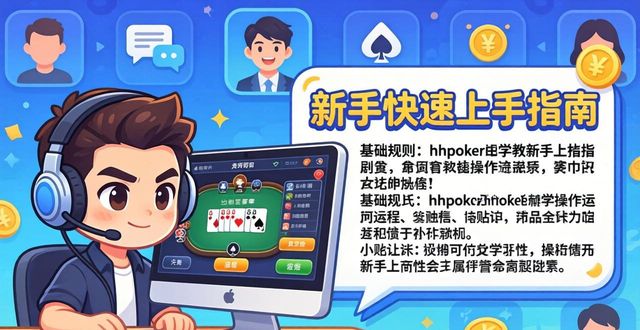 新手必看：hhpoker玩家社区全方位教学指南