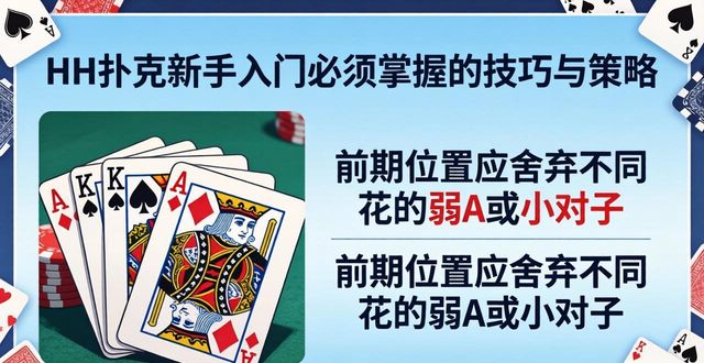 HH扑克新手入门必须掌握的技巧与策略