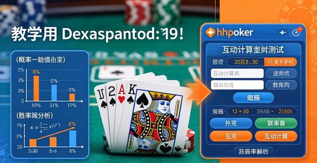 HH扑克概率计算入门教学 带你快速掌握德州扑克基础胜算逻辑