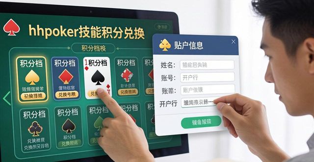 hhpoker技能积分兑换流程  HH扑克实操指引