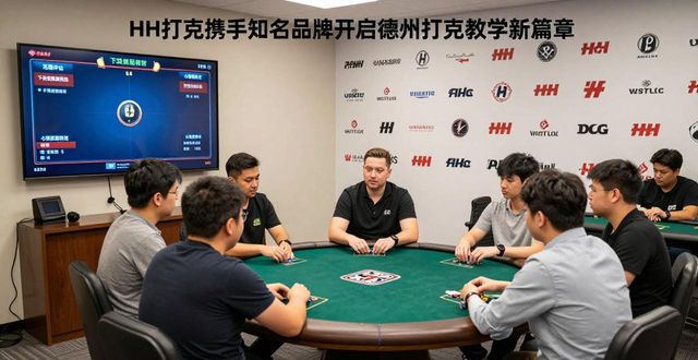 HH扑克携手知名品牌，开启德州扑克教学新篇章