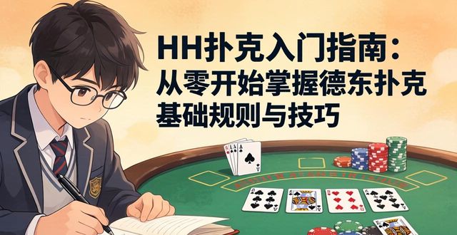 HH扑克入门指南：从零开始掌握德州扑克基础规则与技巧