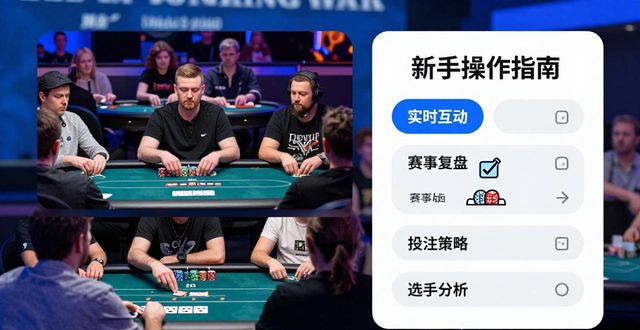 HH扑克赛事直播怎么看 新手观赛全攻略