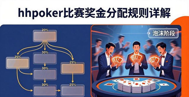 hhpoker比赛奖金分配规则详解 新手如何看懂奖池结构