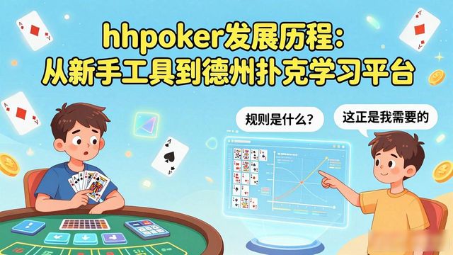 hhpoker发展历程：从新手工具到德州扑克学习平台