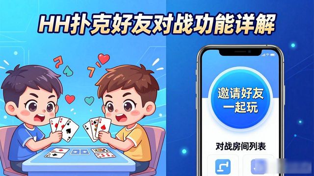 HH扑克好友对战功能详解 怎么邀请朋友一起玩