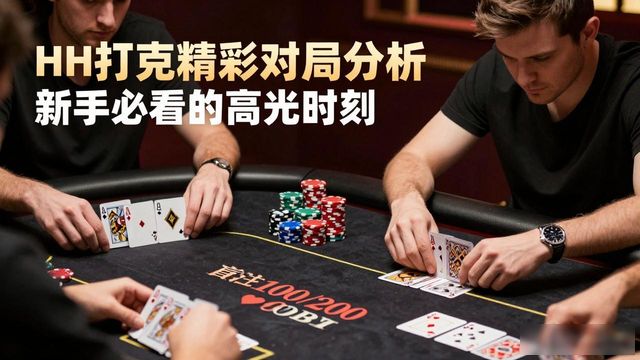 HH扑克精彩对局分析 新手必看的高光时刻