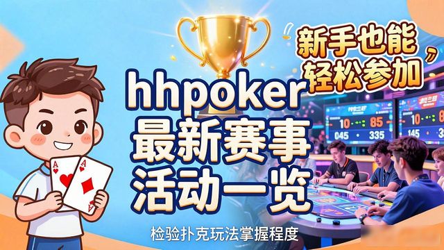 hhpoker最新赛事活动一览 新手也能轻松参加