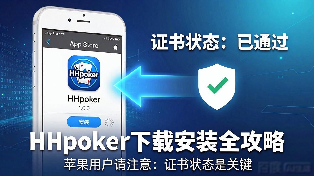 HHpoker下载安装全攻略 安卓苹果手机最新版教程