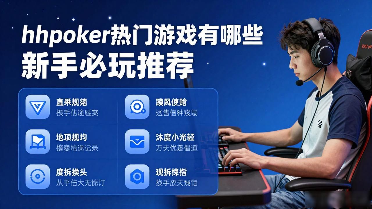 hhpoker 热门游戏有哪些 新手必玩推荐