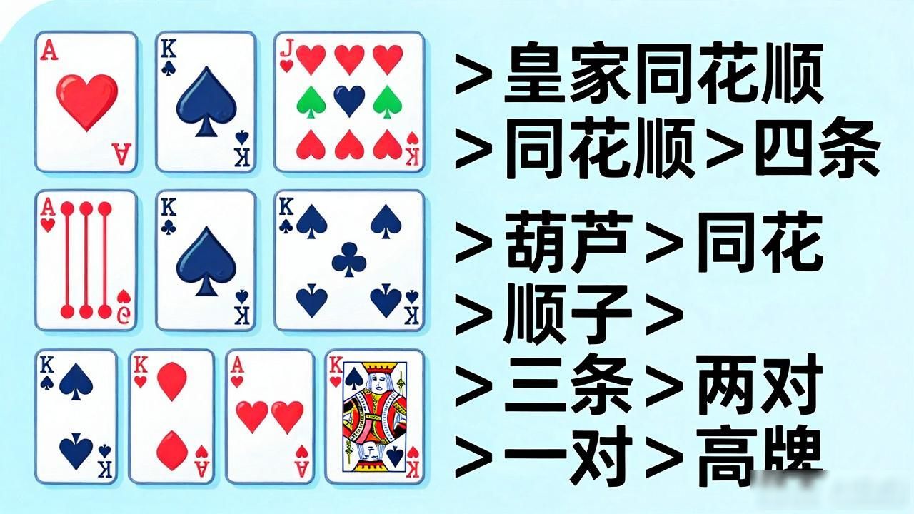 HH扑克怎么玩？新手必看的牌型与规则详解