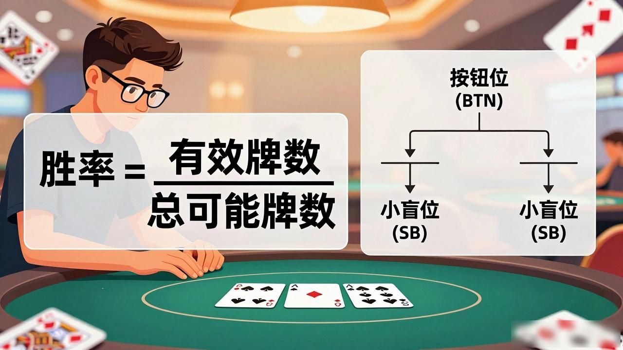 德州扑克翻牌后胜率怎么算