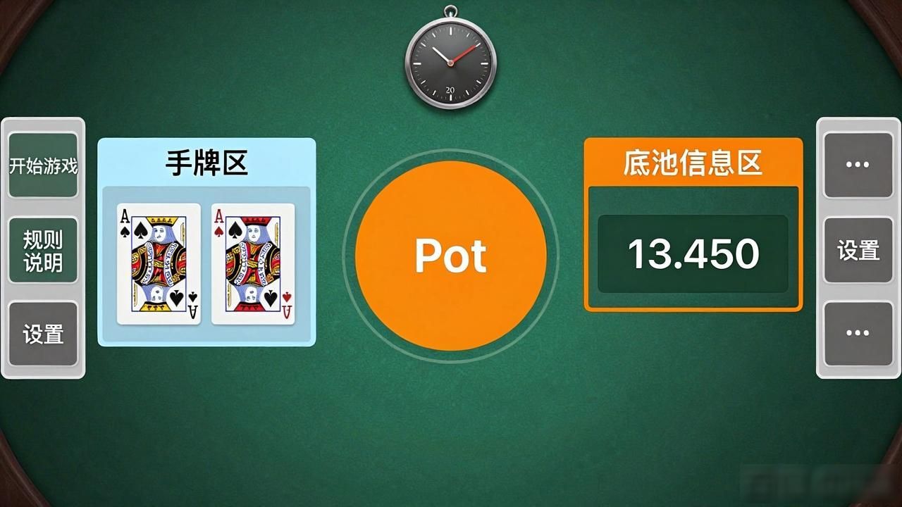 hhpoker游戏界面怎么看？新手快速上手指南与布局解析