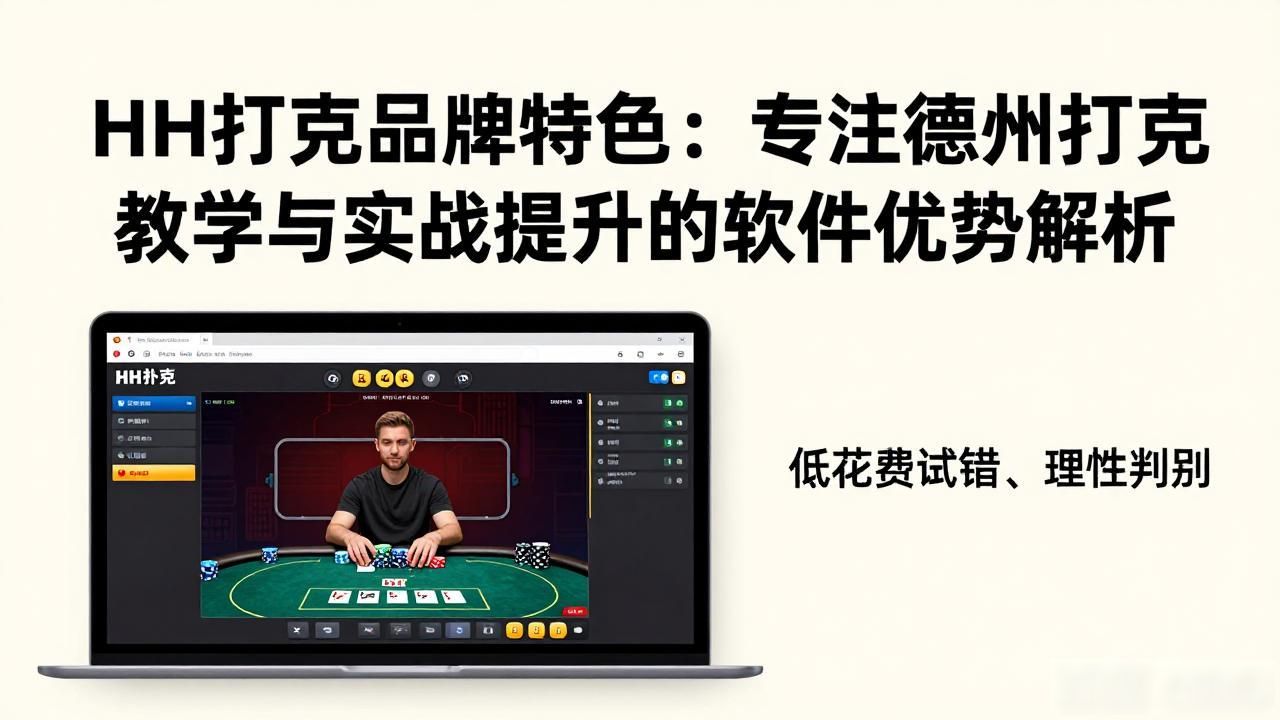 HH扑克品牌特色：专注德州扑克教学与实战提升的软件优势解析